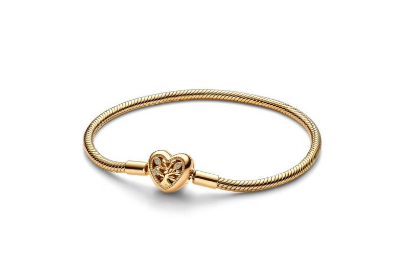 Pandora Charm-Armband Damen Charms-Familienbaum Goldfarben von Pandora