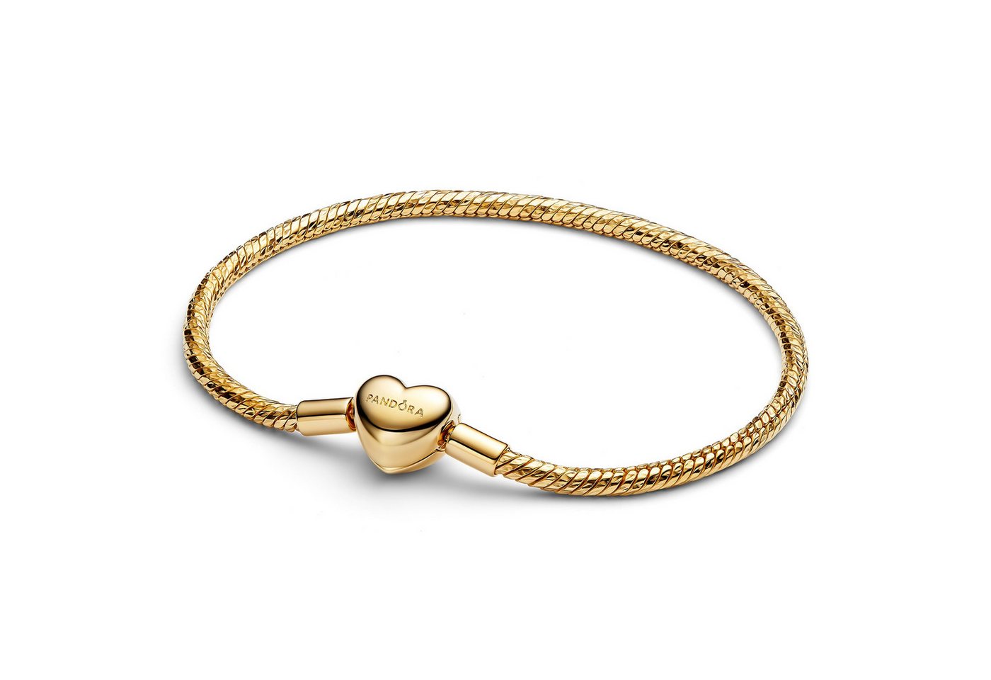 Pandora Charm-Armband Damen-Facettiert mit verschluss Goldfarben von Pandora