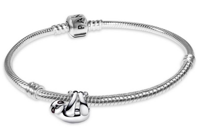 Pandora Charm-Armband Damen-SilberHängendes Faultier Geschenkset von Pandora