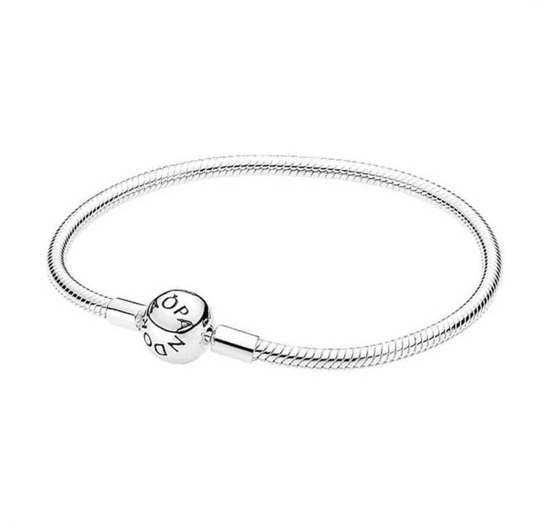 Pandora Charm-Armband Pandora Damen-Armband Kugelverschluss glatt 925 Silber 21 cm-590728-21 von Pandora