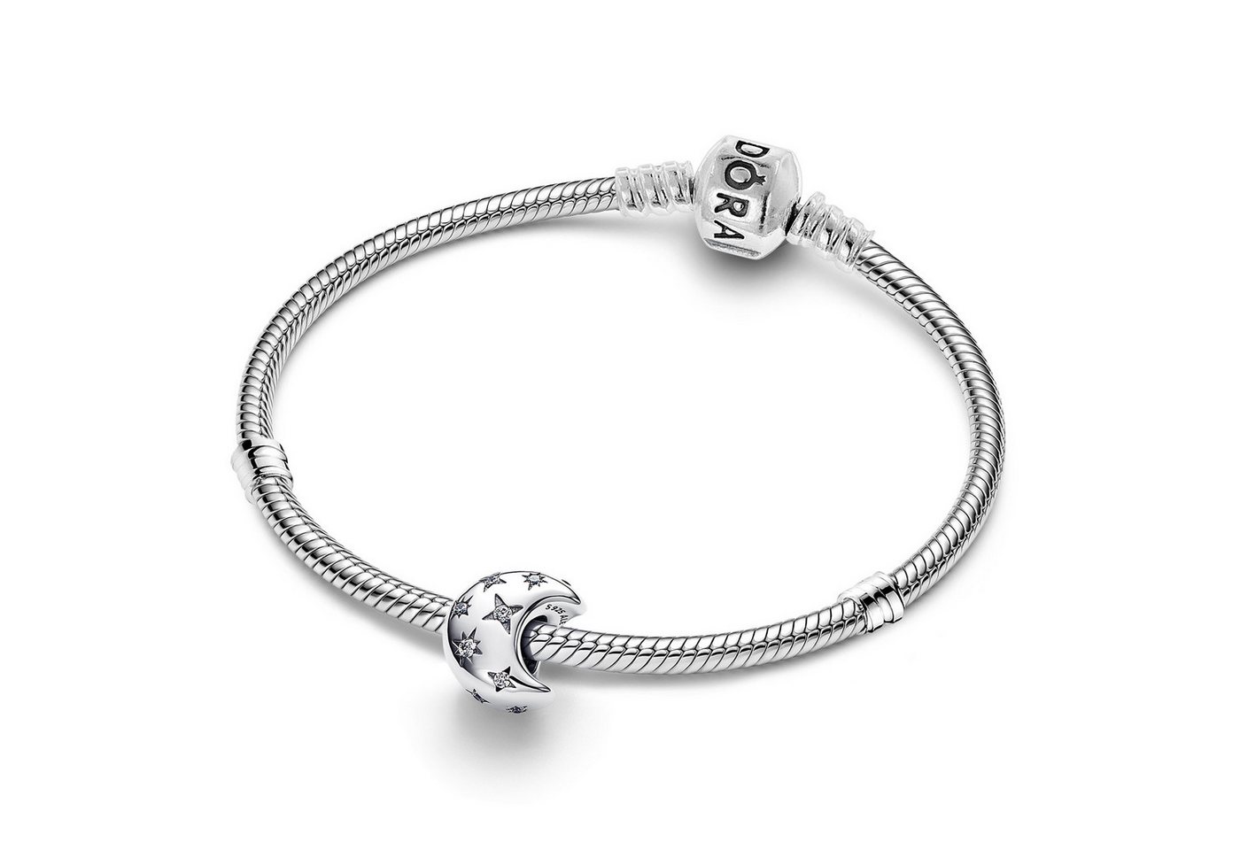 Pandora Charm-Armband Starter-Set DamenSilber Funkelnder Mond von Pandora