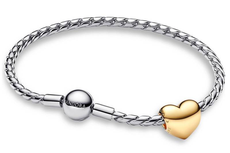 Pandora Charm-Armband Starter-Set mit Goldfarbenem Herz Pandora Charm-Armband Starter-Set mit Goldfarbenem Herz von Pandora