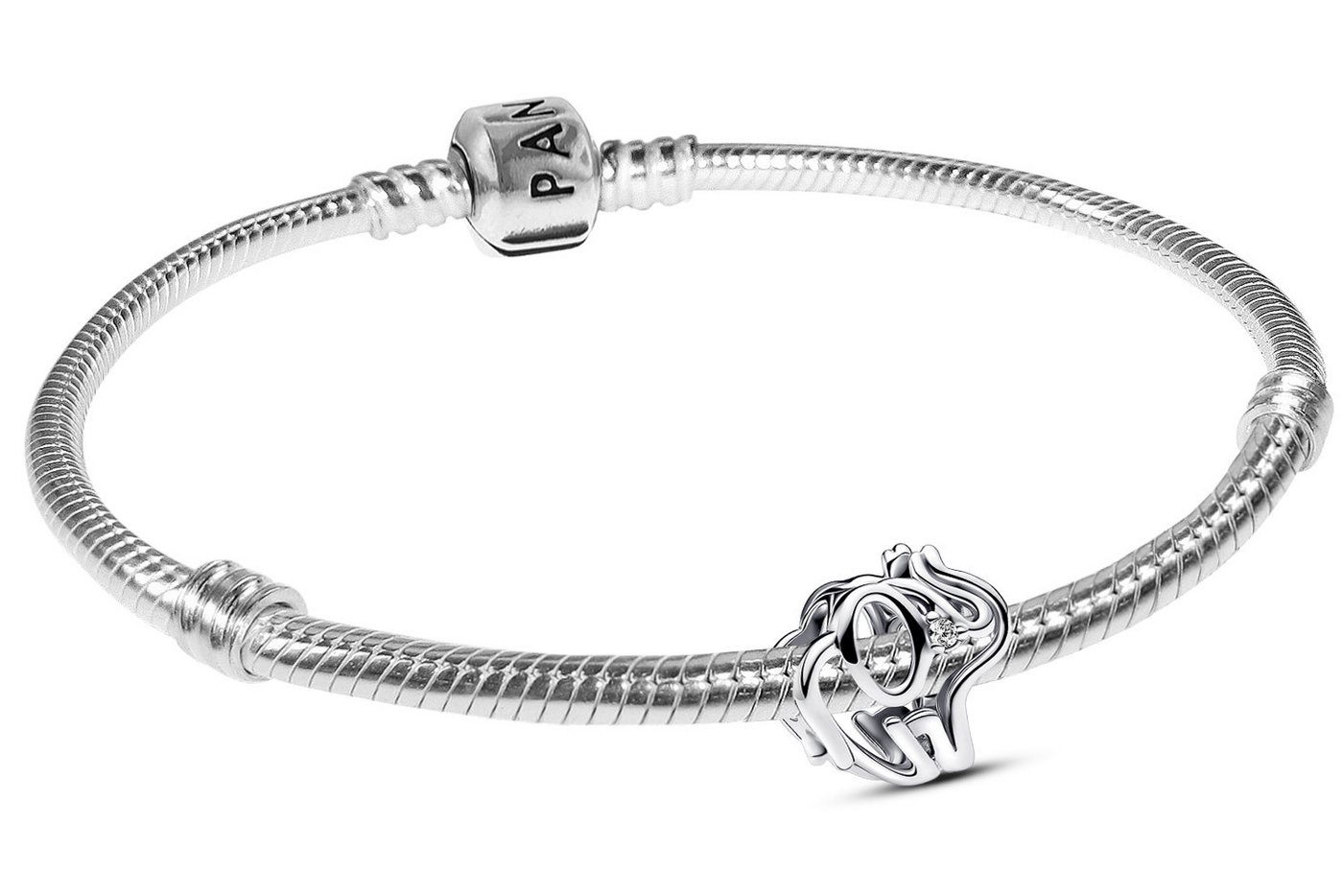 Pandora Charm-Armband Damen-Starterset Elefant Silber von Pandora