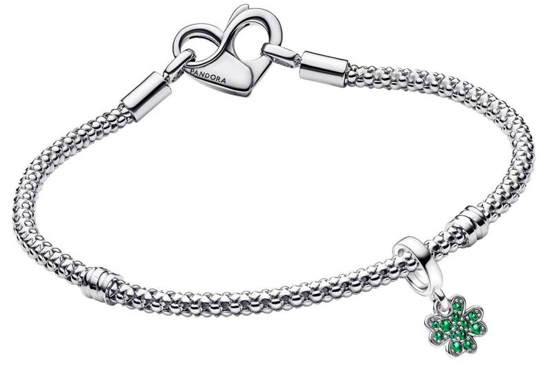 Pandora Charm-Armband Damen-Vierblättriges Kleeblatt Starter-Set von Pandora