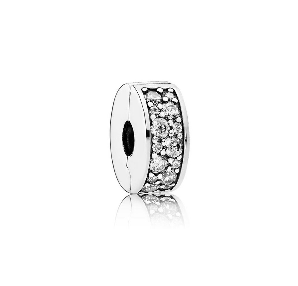 Pandora Charm-Einhänger 791817CZ Charm Clip Pavé-Glanz Sterling Silber von Pandora