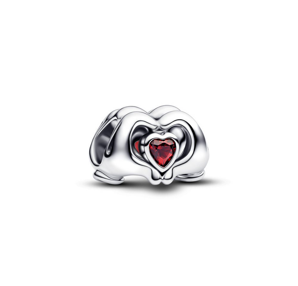 Pandora Charm-Einhänger 793995C01, Mickey Maus Handschuhe in Herzform von Pandora