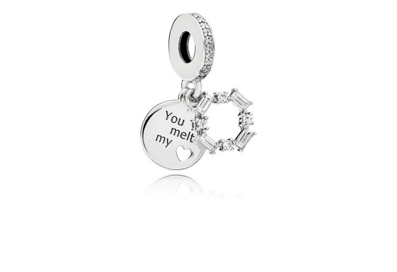 Pandora Charm-Einhänger Charm Damen Geometrische Schneeflocke Sterling-Silber 797553CZ von Pandora