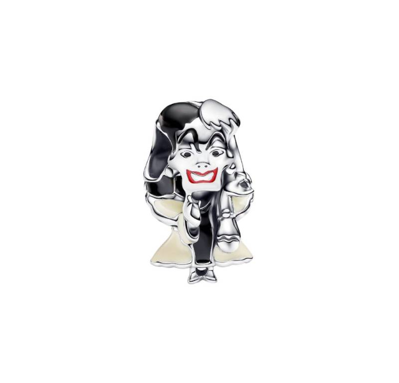 Pandora Charm-Einhänger 793424C01, Pandora, Disney, Cruella De Vil, Emaille, Silber von Pandora