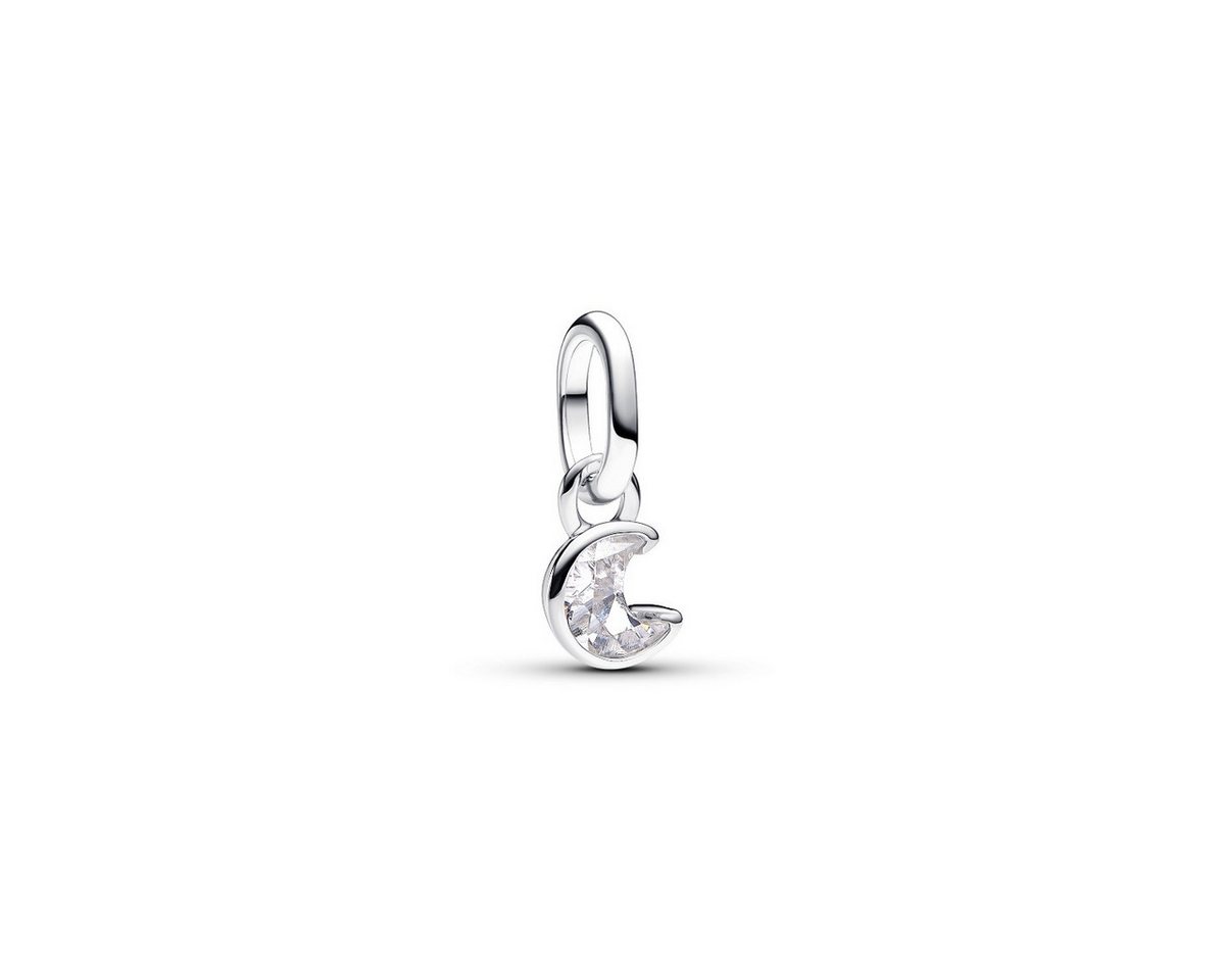 Pandora Charm-Einhänger Me Mini-Charm-Anhänger Damen Funkelnder Mond Silber 793364C01 von Pandora