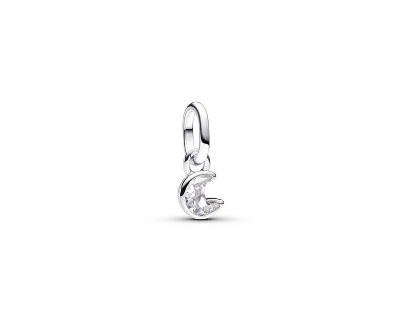 Pandora Charm-Einhänger Me Mini-Charm-Anhänger Damen Funkelnder Mond Silber 793364C01 von Pandora