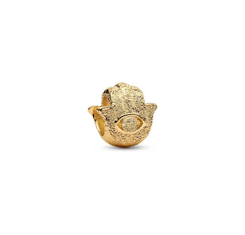 Pandora Charm-Einhänger Mini-Charm Hand der Fatima, IP Gold von PANDORA von Pandora