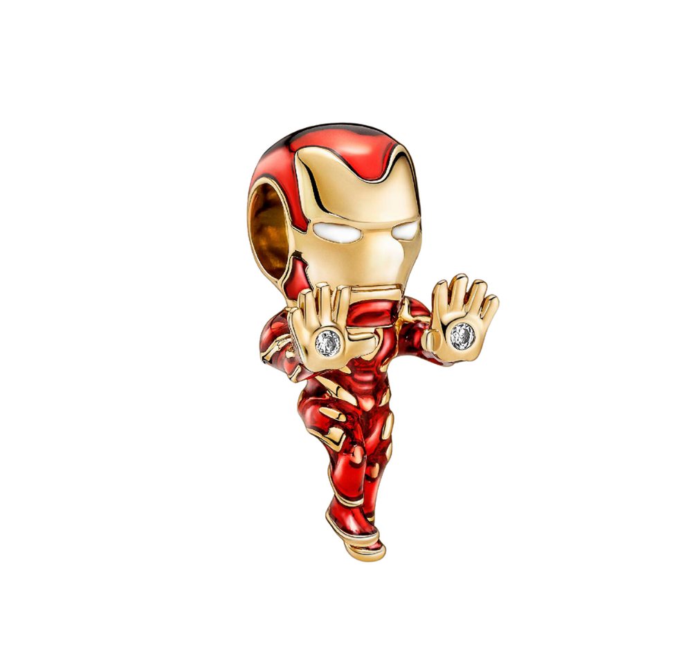 Pandora Charm-Einhänger SHINE-760268C01*, Iron Man, Avengers, Marvel, Vergoldet von Pandora
