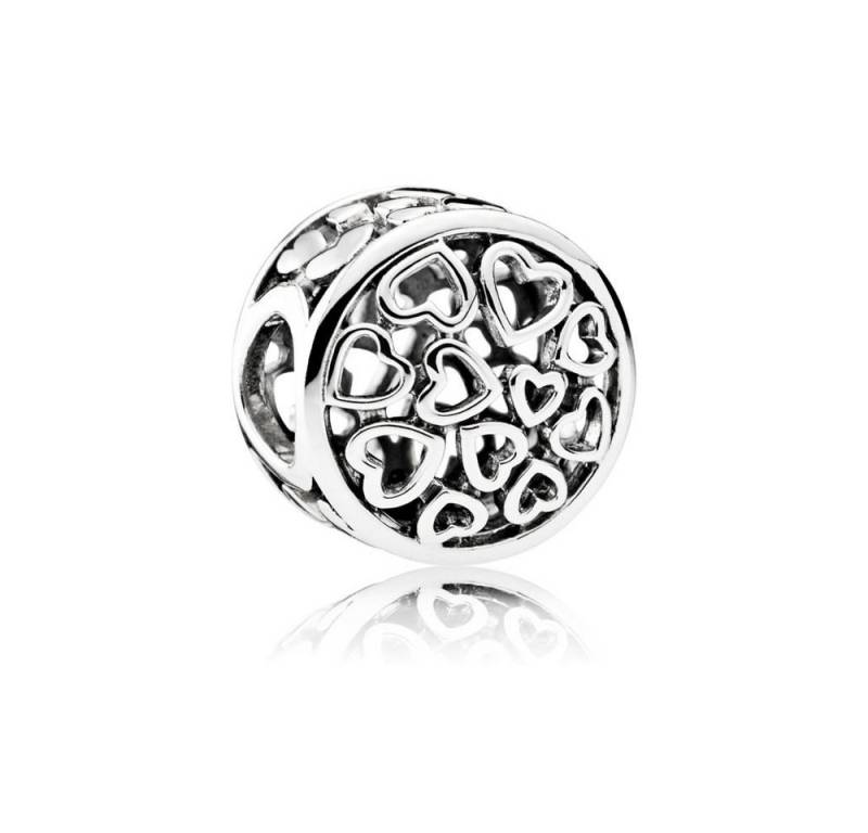 Pandora Charm Herz Charm Damen Liebesgefühle Herzen Sterling-Silber 791980 von Pandora