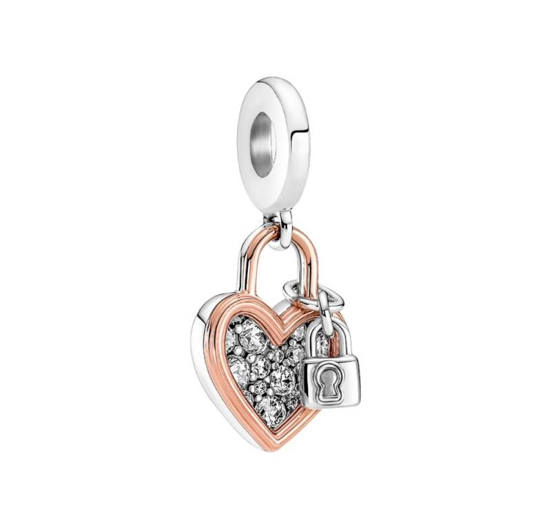 Pandora Charm Herz ROSE-780087C01, Rosévergoldet, Herz, Zirkonia von Pandora