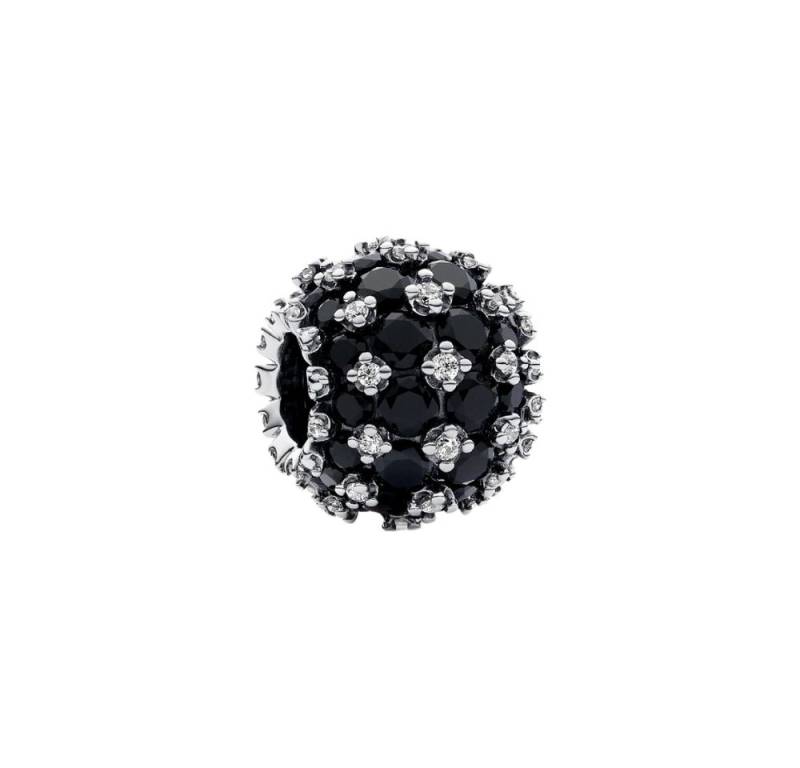 Pandora Charm Kugel 792630C04, Pavé, Schwarz, Zirkonia von Pandora