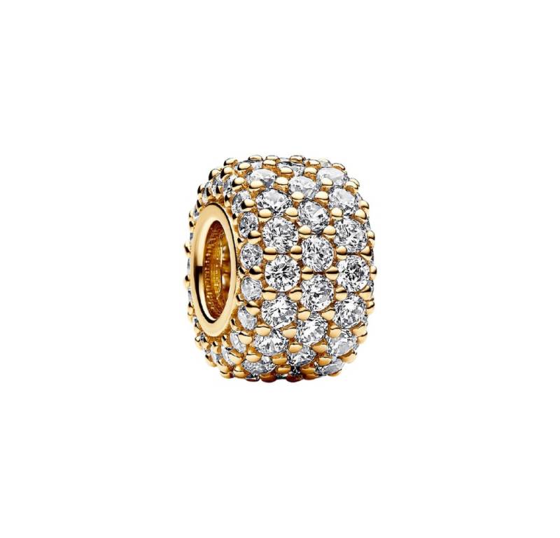 Pandora Charm Kugel SHINE-762820C01, Zirkonia, Vergoldet, Pavé von Pandora