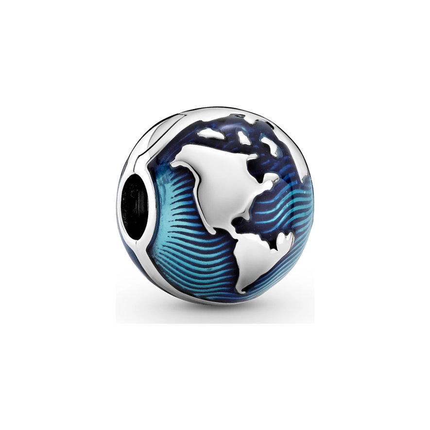 Pandora Charm Moments Blauer Globus Clip 799429C01 von Pandora