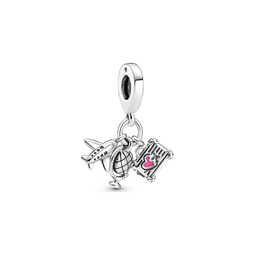 Pandora Charm Moments Flugzeug, Globus und Koffer 799435C01 von Pandora