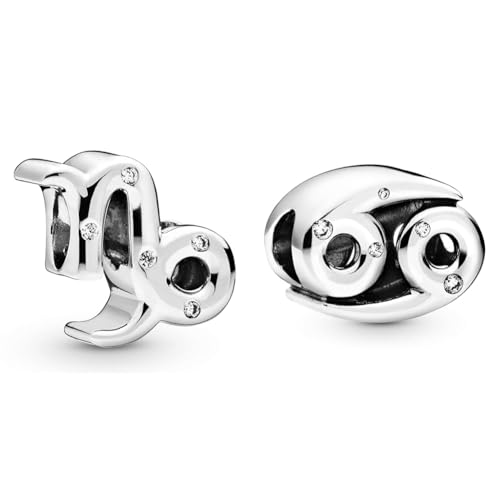Pandora Charm Sternzeichen Steinbock 798423C01 & Charm Sternzeichen Krebs 798434C01 von PANDORA