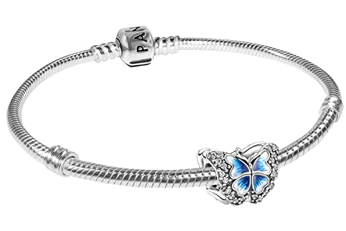 Pandora Damen-Armband Silber 925 Blauer Schmetterling 41743-20 20 cm von Pandora