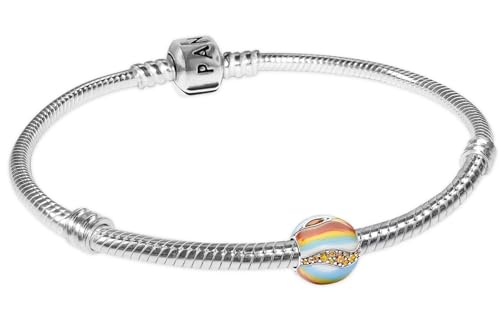 PANDORA Damen-Armband Planet Jupiter Silber Schmuck-Set 28203-18 18 cm von PANDORA