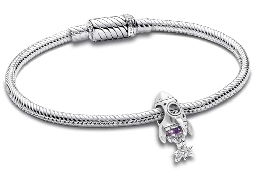 Pandora Damen-Armband Silber Weltraum Liebes-Rakete Geschenkset 68093-19 19 cm von Pandora