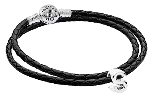 Pandora Damen-Armband Silber 925 mit Charm Buchstabe S 41737-38 38 cm von Pandora