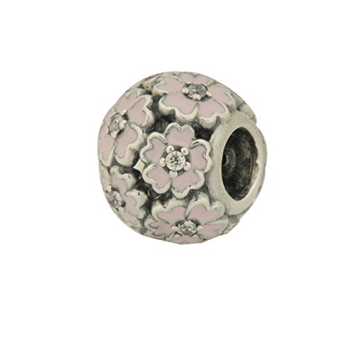 Pandora Damen-Bead Primelwiese 925 Silber Emaille Zirkonia weiß - 791488EN68 von Pandora