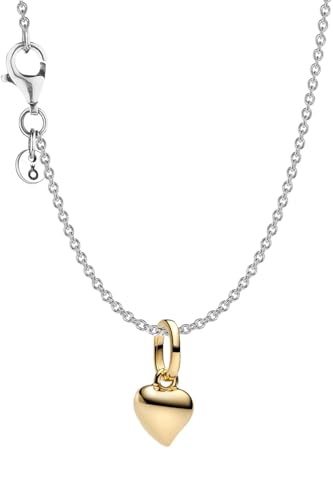 PANDORA Damen-Halskette Mini-Herz Set Goldfarben 28190 von PANDORA