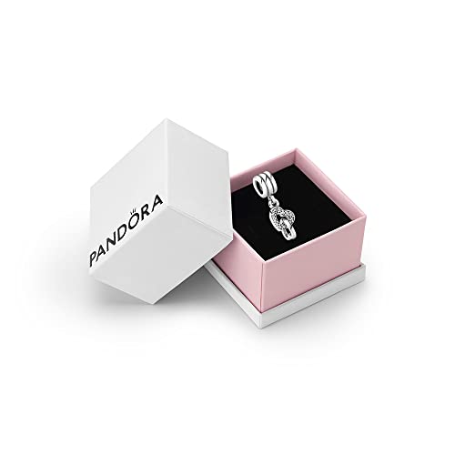 PANDORA Moments Verschlungene Herzen Charm-Anhänger Sterling Silber 791242CZ von PANDORA