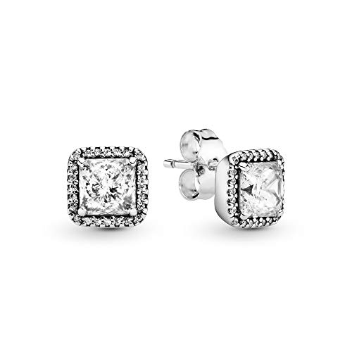 PANDORA Damen-Ohrstecker Zeitlose Eleganz 925 Silber Zirkonia weiß - 290591CZ von PANDORA