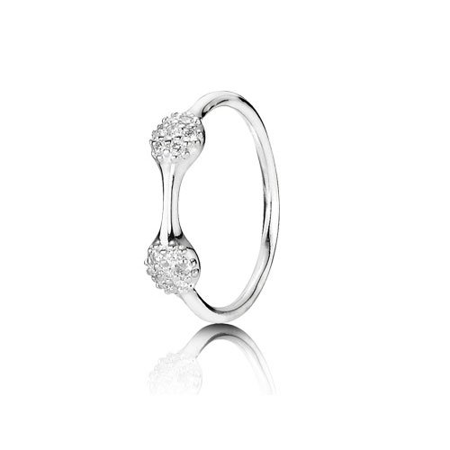 Pandora Damen-Ring 18k Gold Größe 53 970108WD-53 von Pandora