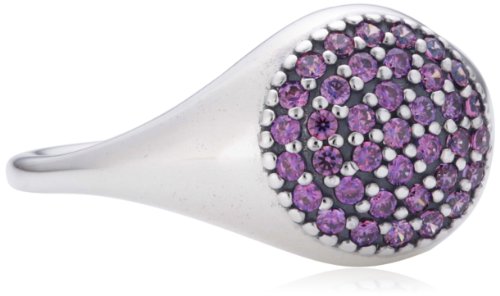 Pandora Damen-Ring 925 Sterling Silber Zirkonia violett Gr.54 (17.2) 190888CFP-54 von Pandora