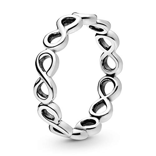 PANDORA Damen-Partnerschaftsringe 925 Sterlingsilber mit '- Ringgröße 52 (16.6) 190994-52 von PANDORA