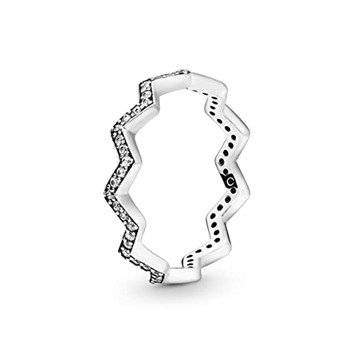 Pandora Damen-Motivring 925 Sterlingsilber mit Ringgröße 52 (16.6) 197751CZ-52 von Pandora