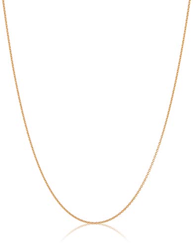 Pandora Klassische Ankerkette Halskette in Gold mit 14 Karat vergoldete Metalllegierung Moments Collection, Länge 60cm von Pandora