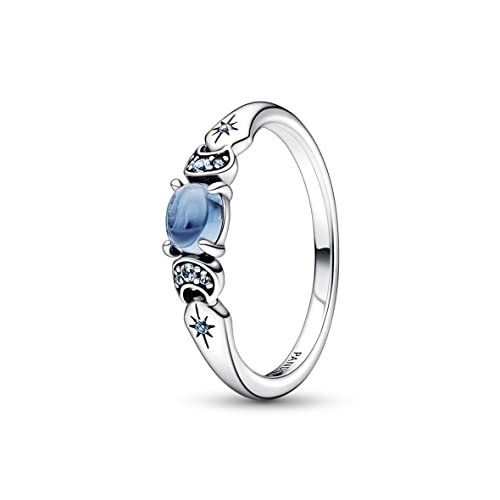 PANDORA Disney Aladdin Prinzessin Jasmin Ring aus Sterling Silber mit künstlich hergestellten Kristallen, aus der Disney x Collection, Größe: 58, 192344C01-58 von PANDORA