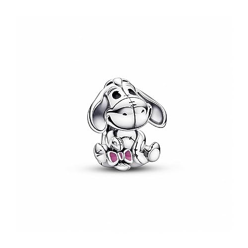 PANDORA Disney Winnie Puuh I-Ah Charm aus Sterling Silber und Emaille - Kompatibel mit PANDORA Moments Armbänder PANDORA Disney Winnie Puuh I-Ah Charm aus Sterling Silber und Emaille - Kompatibel mit PANDORA Moments Armbänder von PANDORA