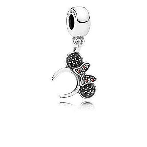 Pandora Disney Minnie headband silver dangle with black crystal, red and clear cubic zirconia von Pandora