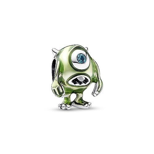 PANDORA Moments Disney Pixar Mike Glotzkowski Charm aus Sterling Silber mit Kristallen, Kompatibel Moments Armbändern, 792754C01 PANDORA Moments Disney Pixar Mike Glotzkowski Charm aus Sterling Silber mit Kristallen, Kompatibel Moments Armbändern, 792754C01 von PANDORA