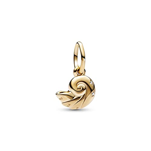 PANDORA x Disney Arielle die Meerjungfrau Charm-Anhänger mit 14 Karat vergoldeter Metalllegierng, Cubic Zirkonia, Kompatibel Moments Armbändern, 762685C01 PANDORA x Disney Arielle die Meerjungfrau Charm-Anhänger mit 14 Karat vergoldeter Metalllegierng, Cubic Zirkonia, Kompatibel Moments Armbändern, 762685C01 von PANDORA