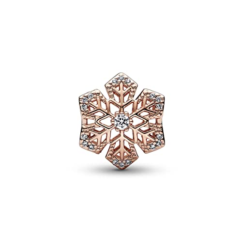PANDORA Festliches Schneeflocken Charm aus Sterling-Silber, Moments Collection, kompatibel Moments Armbändern, 782378C01 PANDORA Festliches Schneeflocken Charm aus Sterling-Silber, Moments Collection, kompatibel Moments Armbändern, 782378C01 von PANDORA