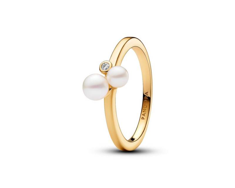 Pandora Fingerring 163156C01 Ring Damen Duo Süßwasserzuchtperlen Vergoldet Gr. 54 Pandora Fingerring 163156C01 Ring Damen Duo Süßwasserzuchtperlen Vergoldet Gr. 54 von Pandora