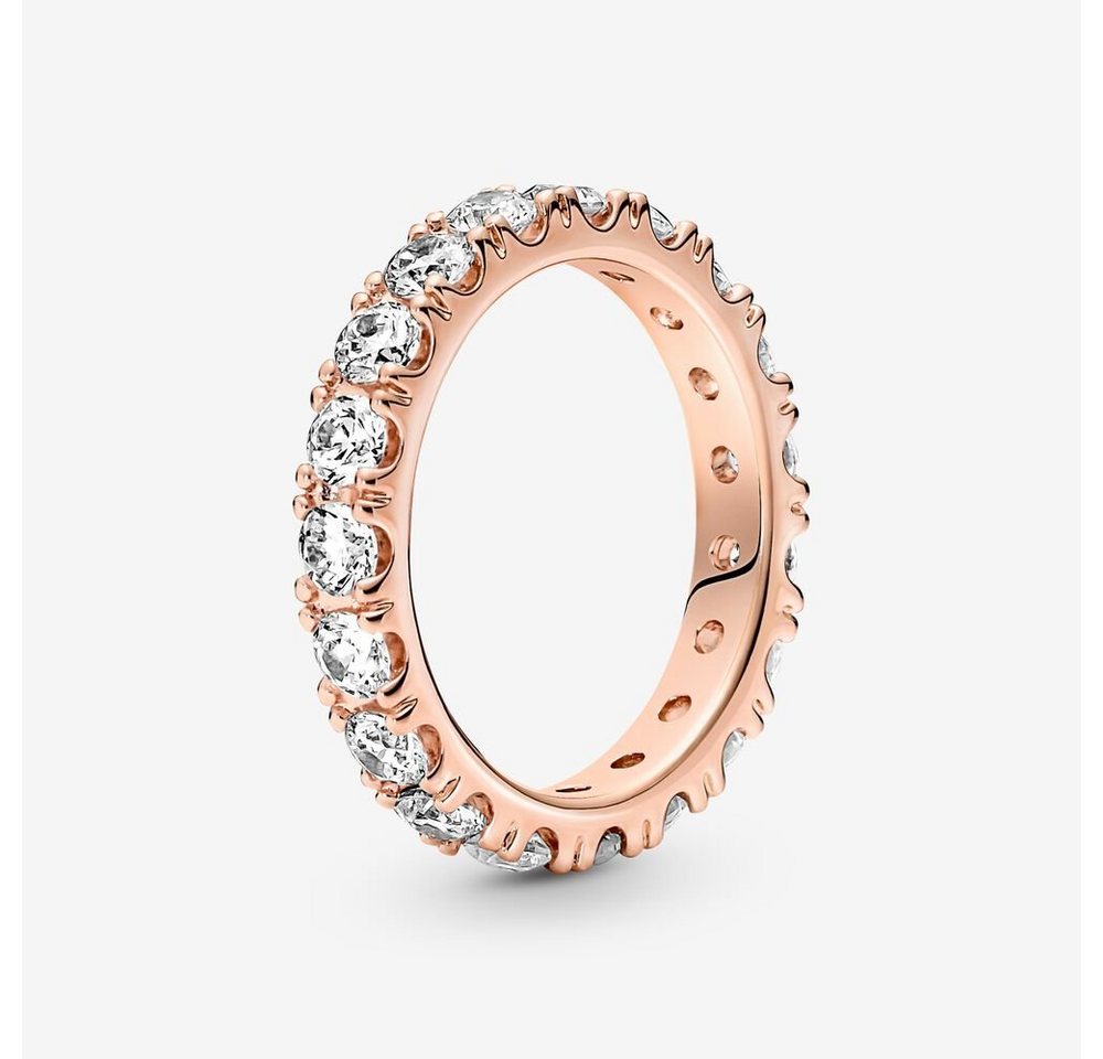 Pandora Fingerring 180050C01 Ewigkeits-Ring Damen Funkelnde Reihe 14k Rosé Vergoldet Gr. von Pandora