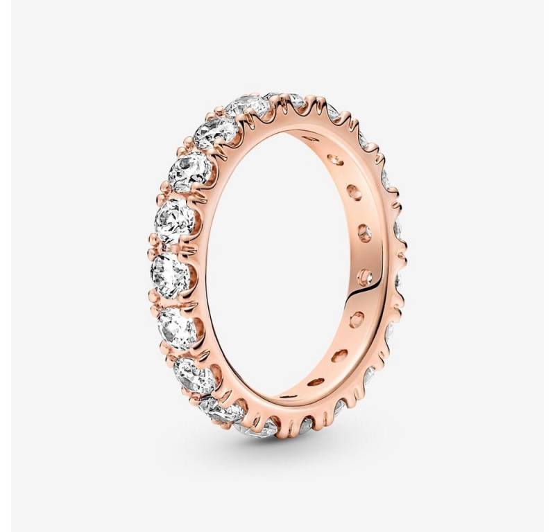 Pandora Fingerring 180050C01 Ewigkeits-Ring Damen Funkelnde Reihe 14k Rosé Vergoldet Gr. von Pandora