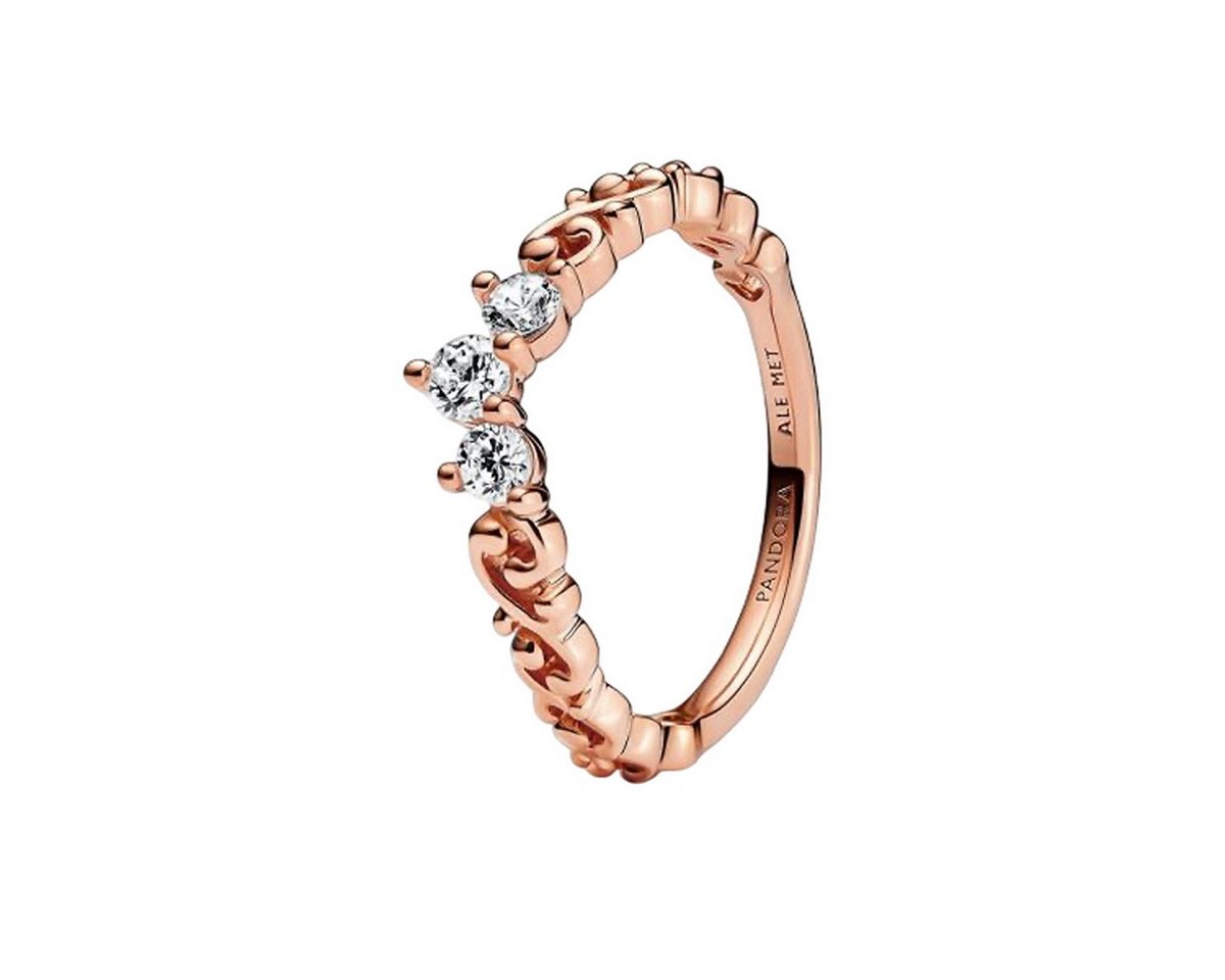 Pandora Fingerring 182232C01 Diadem-Ring Damen Königlicher Wirbel 14k Rosé Vergoldet Gr von Pandora