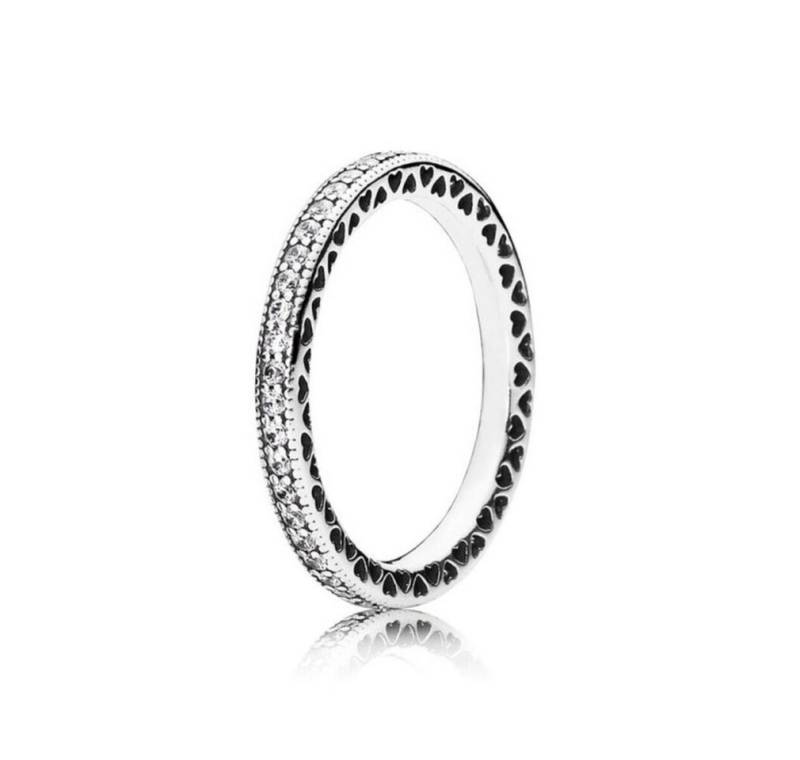Pandora Fingerring Emaillierter Ring mit Kristallen 190963CZ - Kreislauf: 50 mm von Pandora