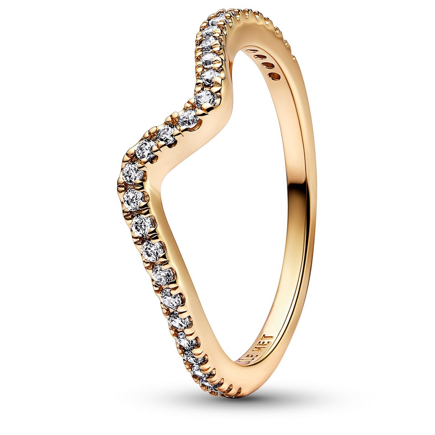 Pandora Fingerring DamenFunkelnde Welle Goldfarben Pandora Fingerring DamenFunkelnde Welle Goldfarben von Pandora