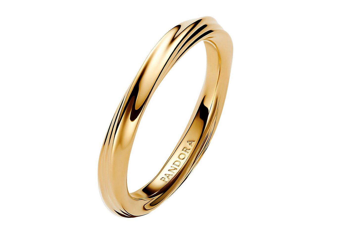 Pandora Fingerring DamenGedreht Goldfarben von Pandora