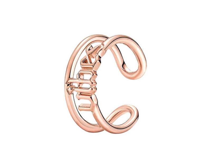 Pandora Fingerring Me 181986 Offener Ring Damen Vibes 14k Rosé Vergoldet Gr. 52 von Pandora